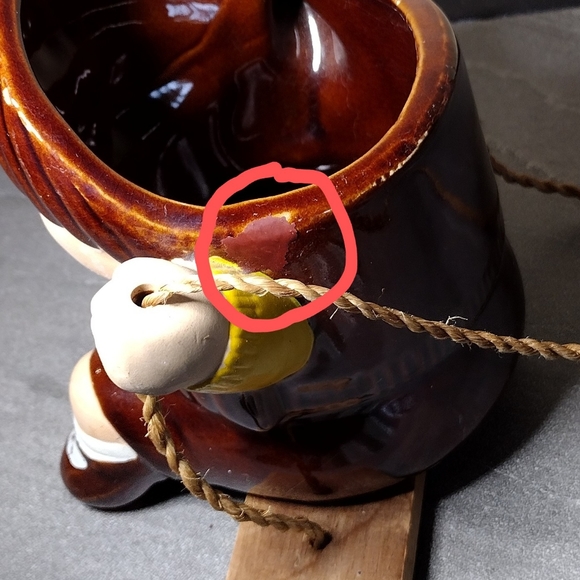 Vintage JSNY Taiwan Girl and Boy on a Swing Planters Set/2 - Picture 4 of 16